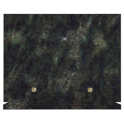 PLAQUE FUNÉRAIRE 20X30 GRANIT SUR SOCLE VERT TROPICAL