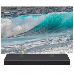 PLAQUE FUNÉRAIRE MER VAGUES 20 cm X 30 cm FPF2205