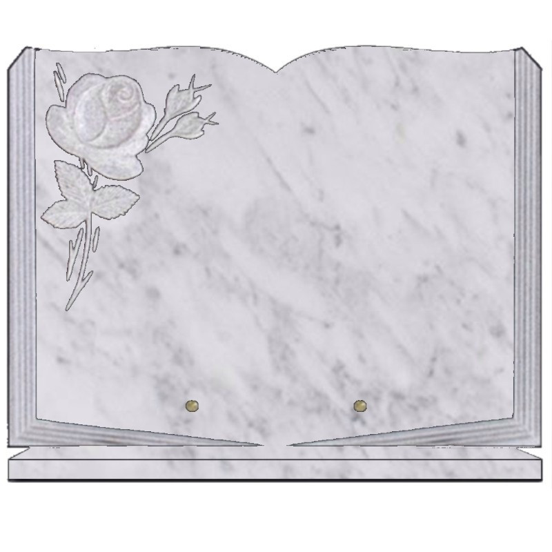 PLAQUE FUNÉRAIRE ROSE 30X40 LIVRE SUR SOCLE MARBRE BLANC PLAQUE FUNÉRAIRE ROSE 30X40 LIVRE SUR SOCLE MARBRE BLANC