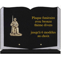 PLAQUE FUNÉRAIRE 25X35...