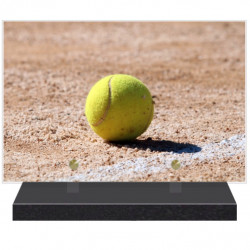 PLAQUE FUNÉRAIRE LOISIRS TENNIS 20 cm X 30 cm FPF10311