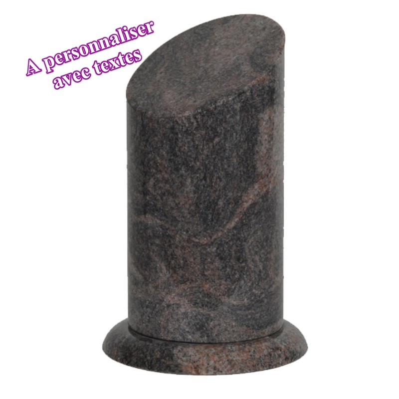 URNE GRANIT COLONNE U50 HIMALAYA BLUE