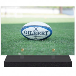 PLAQUE FUNÉRAIRE RUGBY 20 cm X 30 cm FPF10858