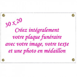 Plaque funéraire...