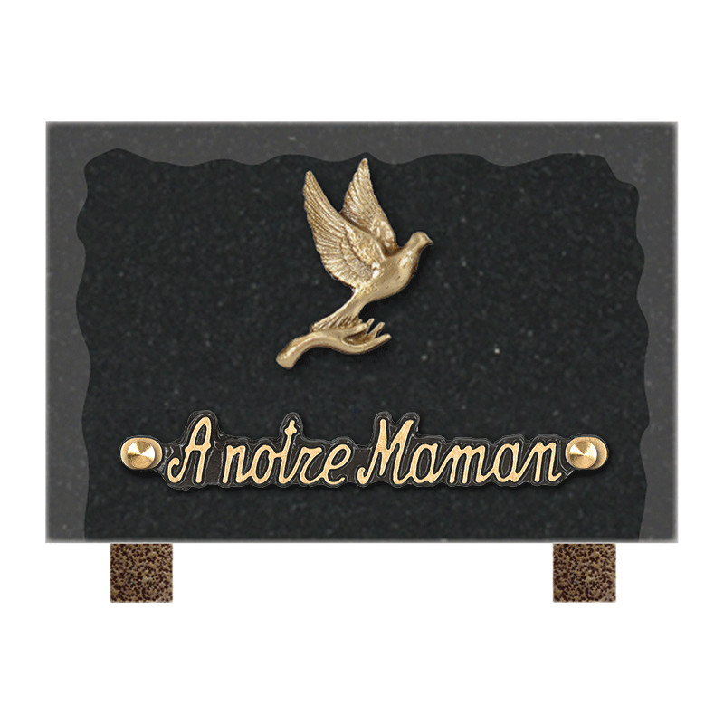 plaque granit personnalisable avec 1 inter INT002 MA