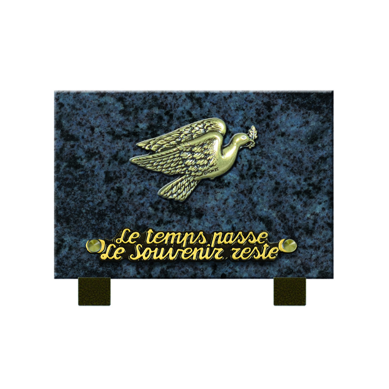 plaque granit personnalisable avec 1 inter INT039 MB