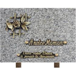 plaque granit personnalisable avec 2 inters INT009 TA