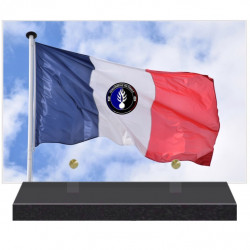 PLAQUE FUNÉRAIRE GENDARMERIE NATIONALE 20 cm X 30 cm FPFNX160-4