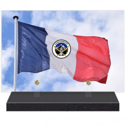 PLAQUE FUNÉRAIRE GENDARMERIE HAUTE MONTAGNE 20 cm X 30 cm FPFNX160-5