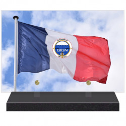 PLAQUE FUNÉRAIRE GENDARMERIE GIGN 20 cm X 30 cm FPFNX160-6