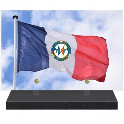 PLAQUE FUNÉRAIRE POLICE AUX FRONTIÈRES 20 cm X 30 cm FPFNX160-12