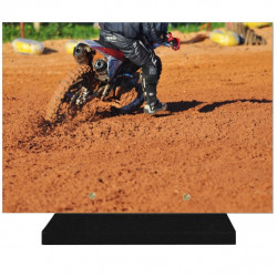 PLAQUE FUNÉRAIRE MOTO CROSS 25 cm X 35 cm FPF10357