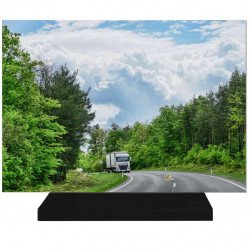 PLAQUE FUNÉRAIRE CHAUFFEUR POIDS LOURDS 25 cm X 35 cm FPF13013