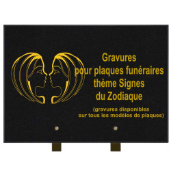 PLAQUE FUNÉRAIRE 25X35...