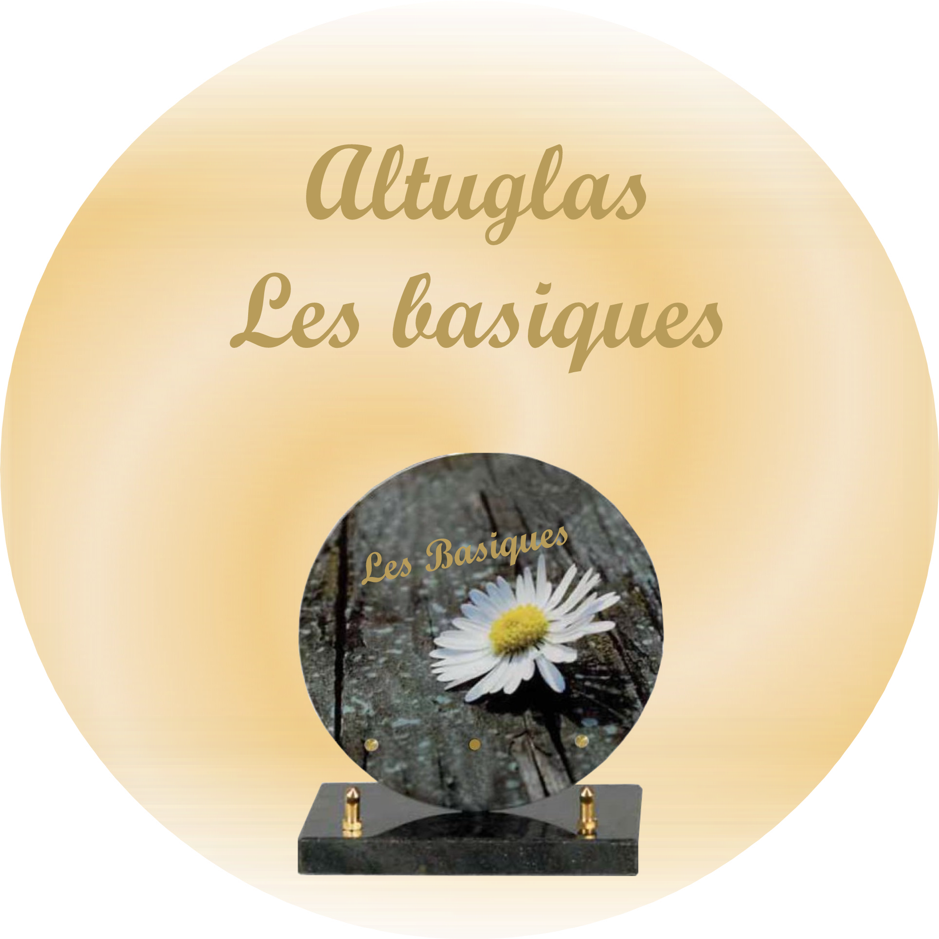 plaques funeraires altuglas basique LA ROCHETTE