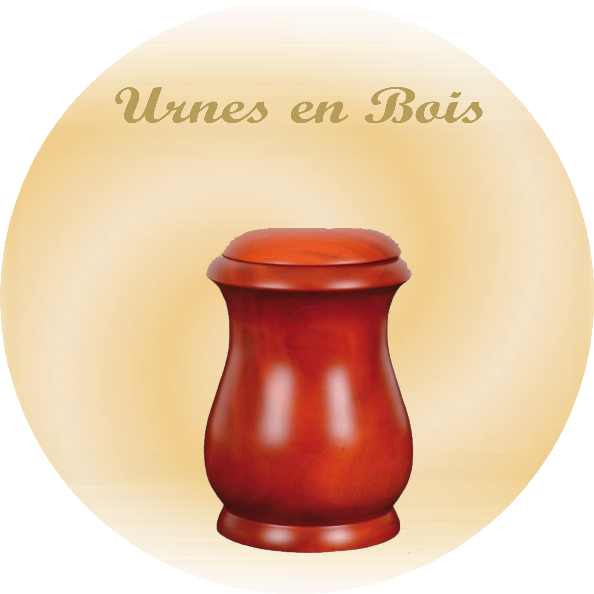 URNE FUNERAIRE EN BOIS CARDAN