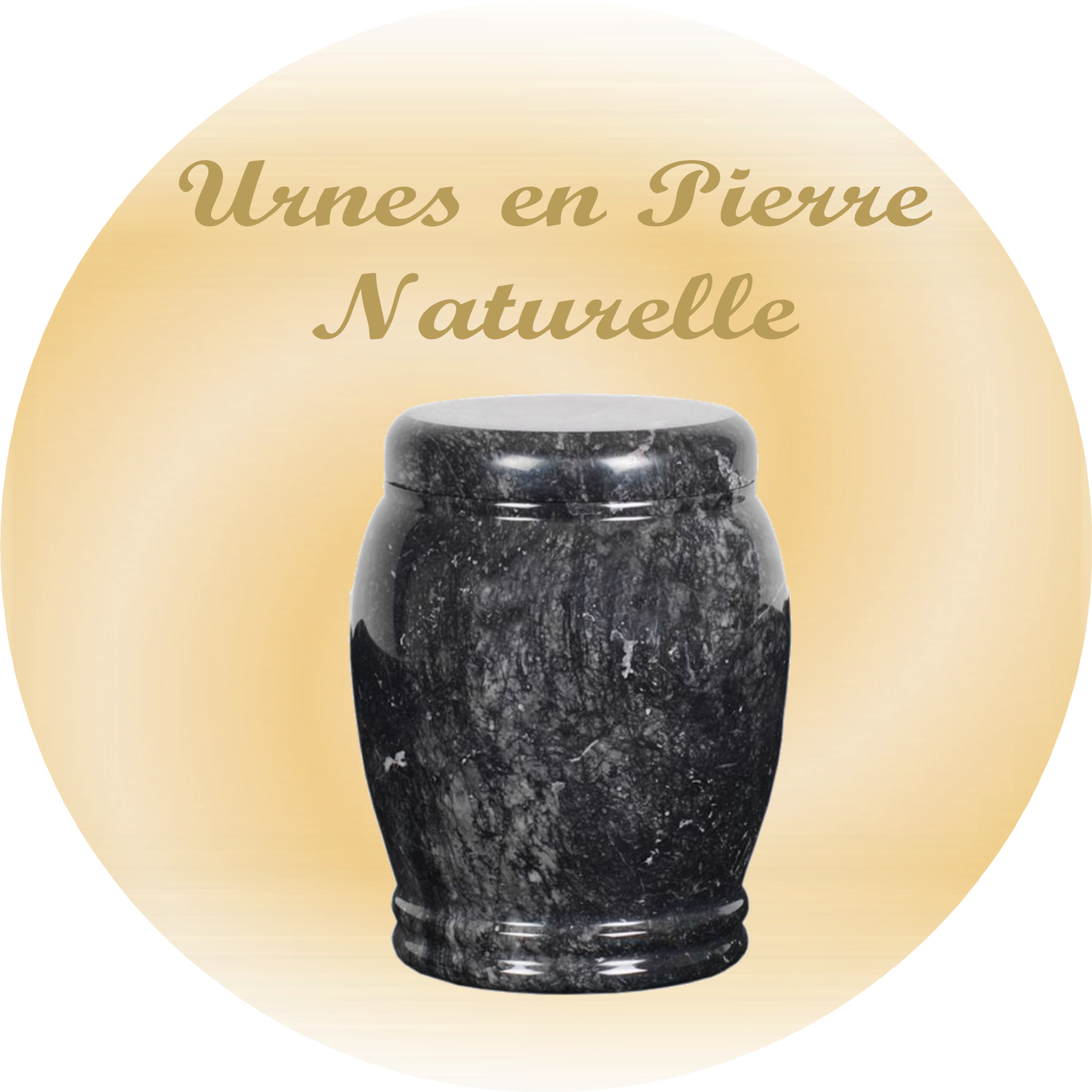 URNE FUNERAIRE EN pierre naturelle CARDAN