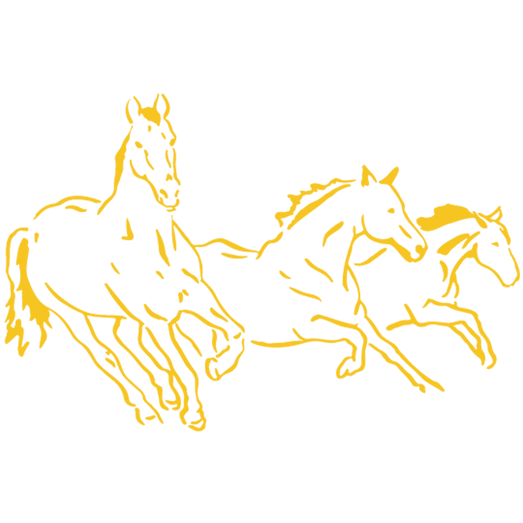 plaque funéraire animaux gravée chevaux