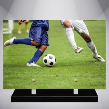 PLAQUE FUNERAIRE SPORT FOOTBALL PHOTO PERSONNALISEE