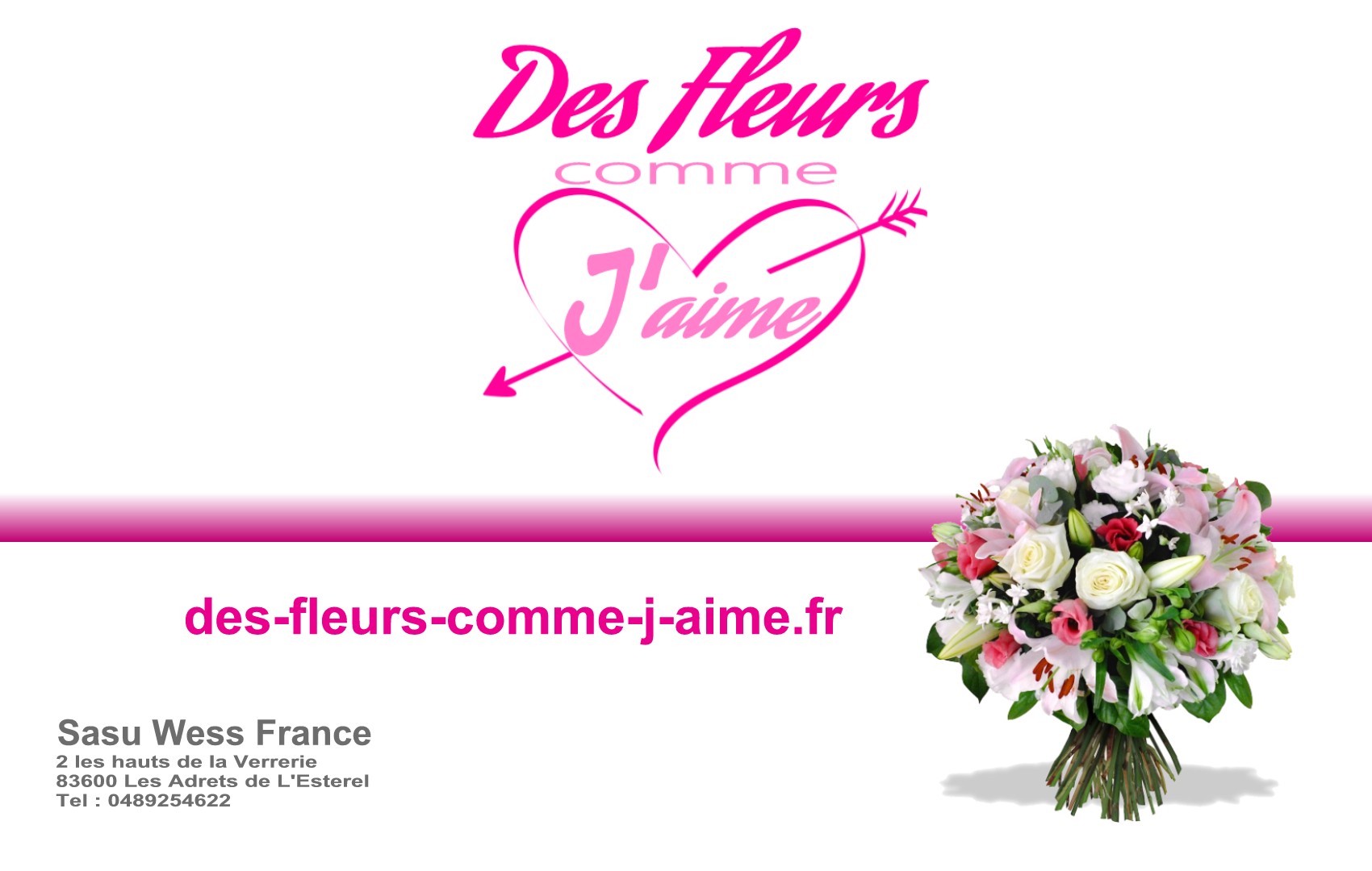 des fleurs comme j'aime