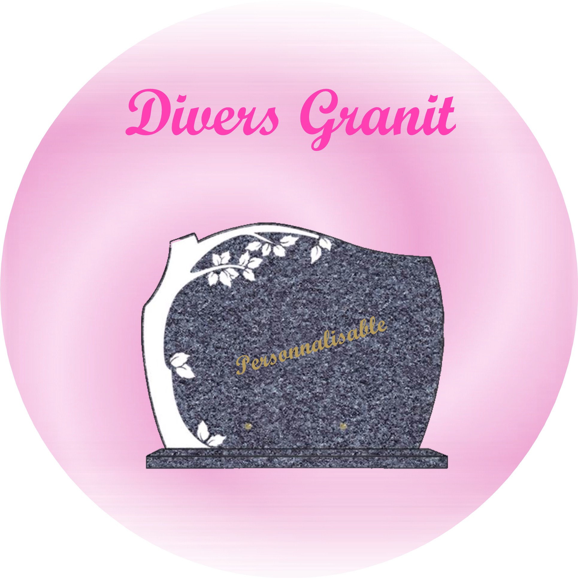 divers Granit Plaque funéraire