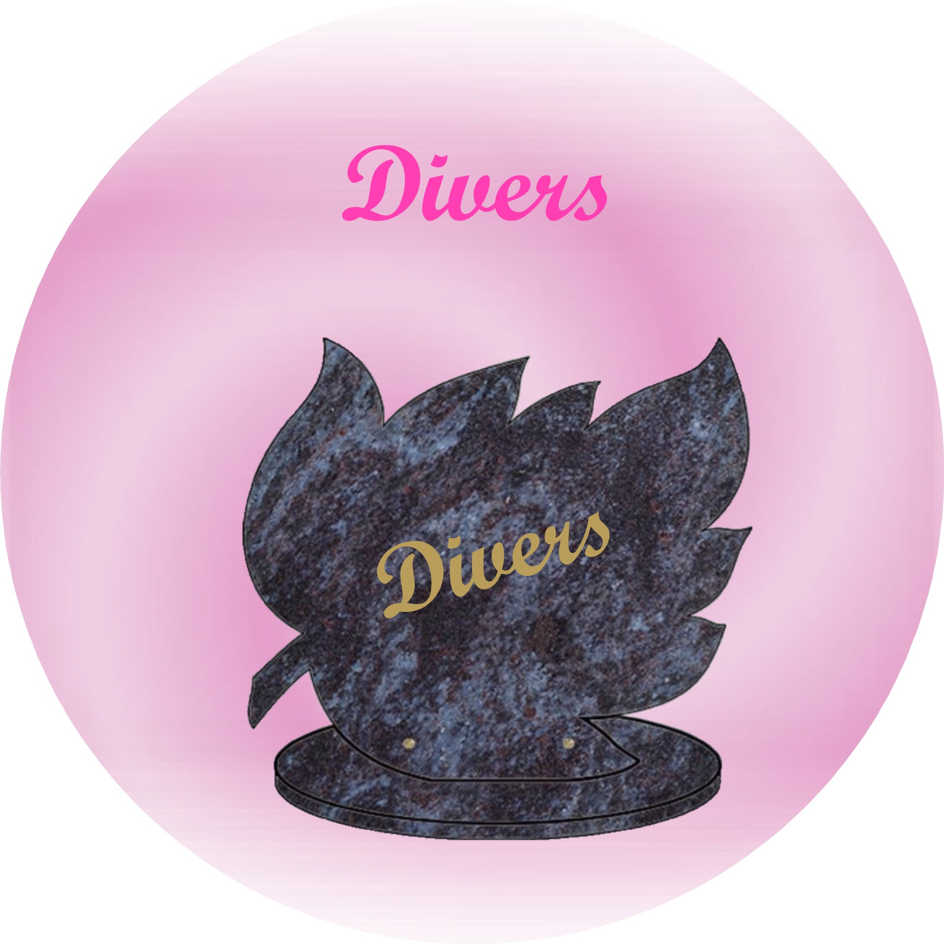 Forme divers plaques funeraires divers